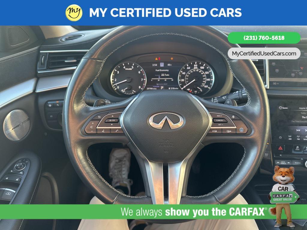 used 2022 INFINITI QX50 car, priced at $29,791
