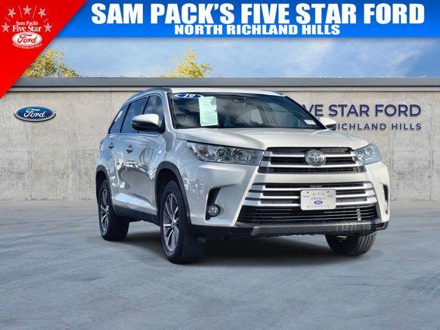 used 2019 Toyota Highlander car, priced at $20,000