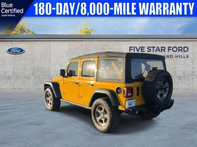 used 2020 Jeep Wrangler Unlimited car, priced at $21,000