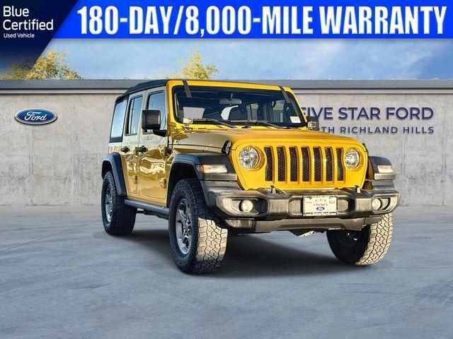used 2020 Jeep Wrangler Unlimited car, priced at $21,000