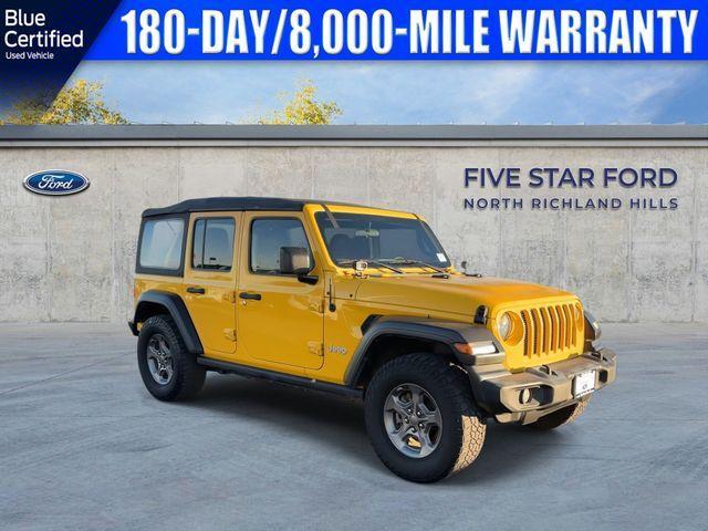 used 2020 Jeep Wrangler Unlimited car, priced at $21,000