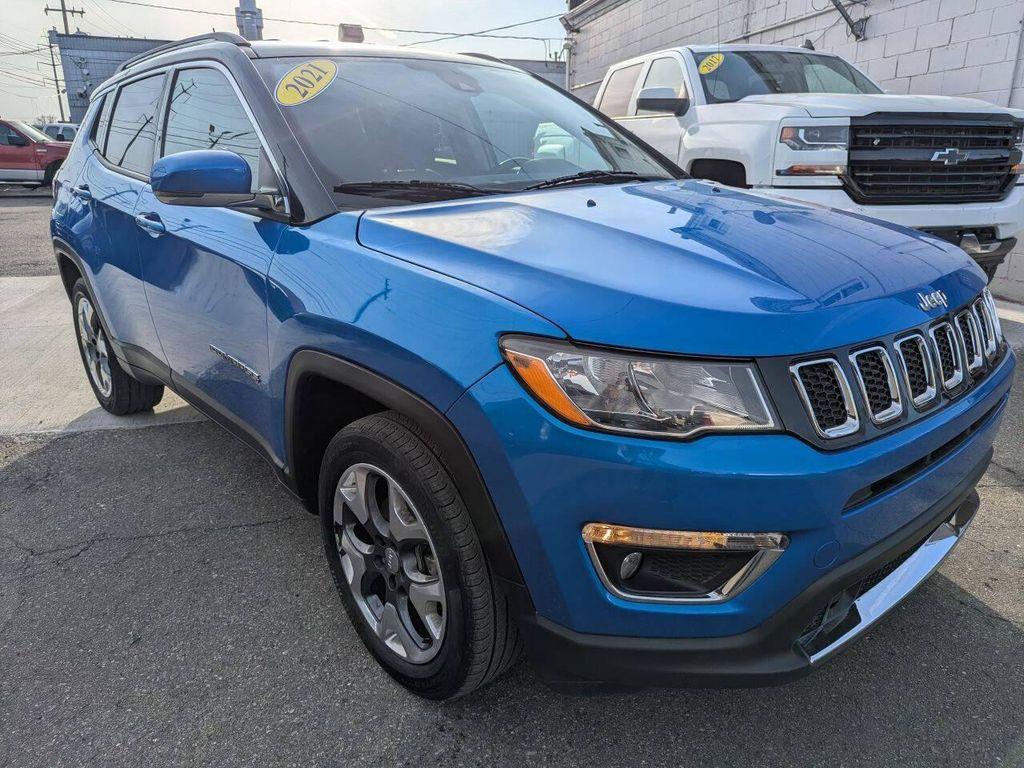used 2021 Jeep Compass car, priced at $17,495