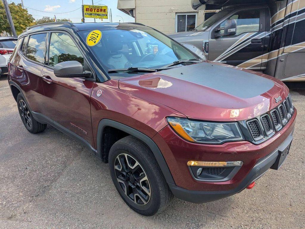 used 2021 Jeep Compass car, priced at $15,495