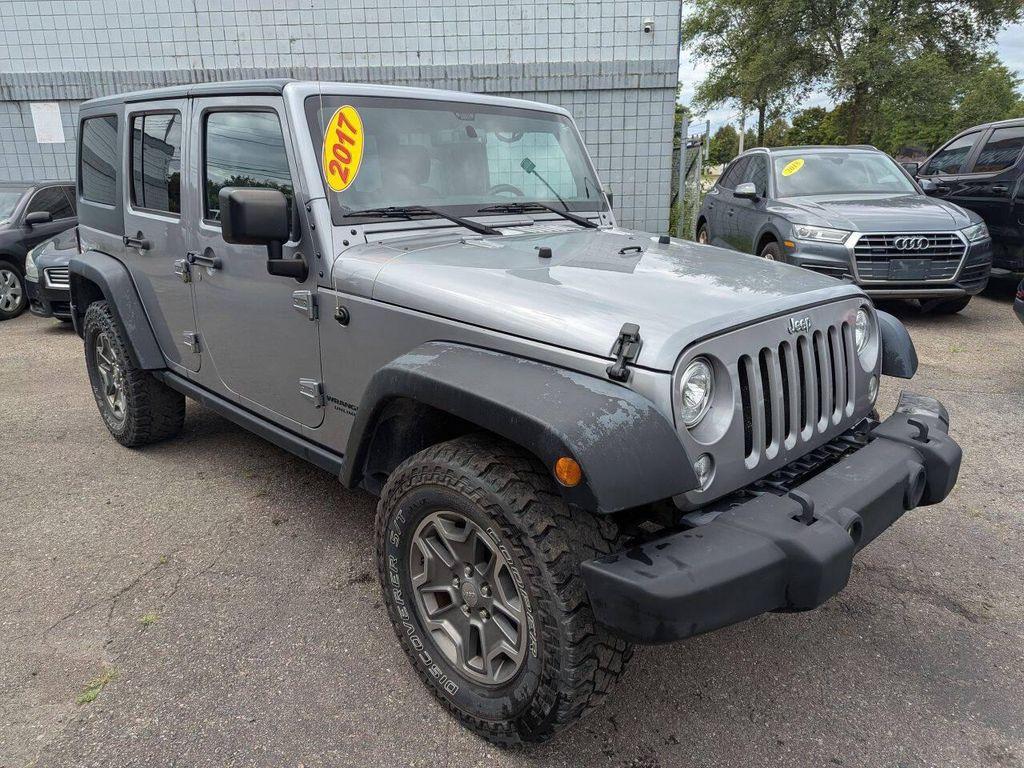 used 2017 Jeep Wrangler Unlimited car, priced at $14,995
