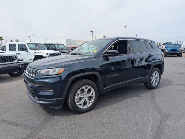 used 2024 Jeep Compass car, priced at $18,745