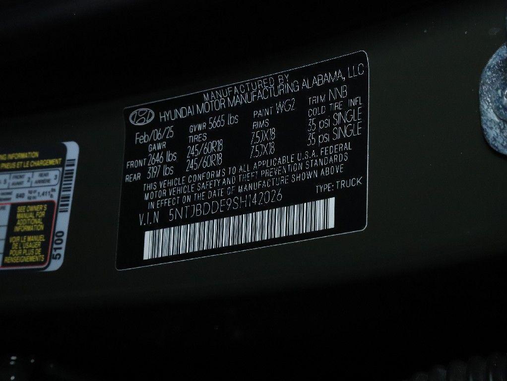 used 2025 Hyundai SANTA CRUZ car, priced at $26,863