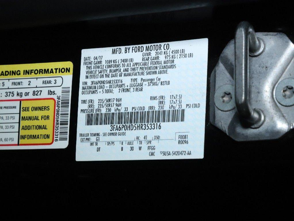 used 2017 Ford Fusion car, priced at $11,786