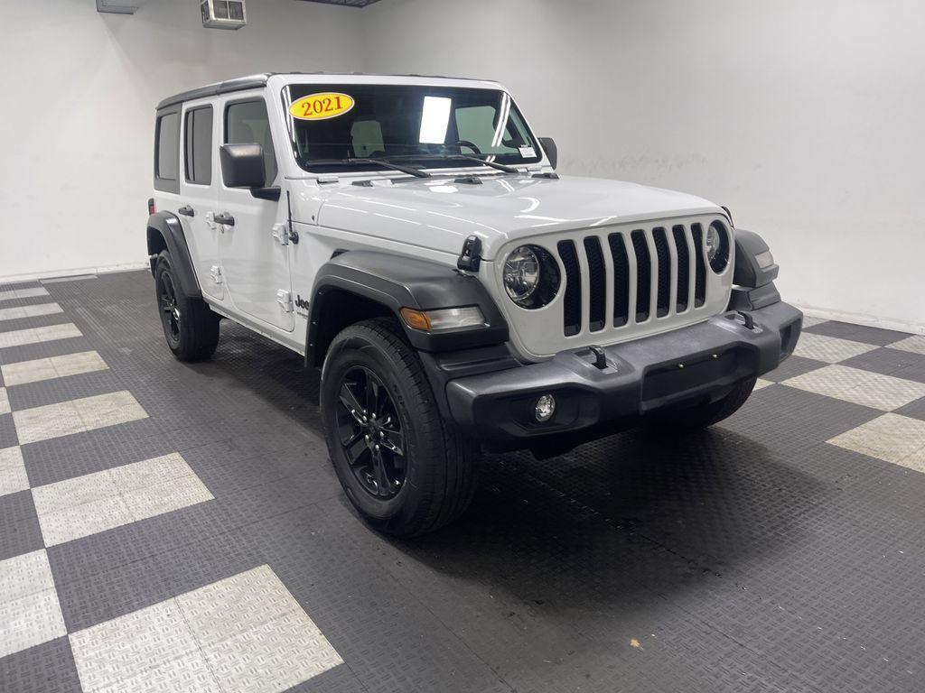 used 2021 Jeep Wrangler Unlimited car, priced at $24,022