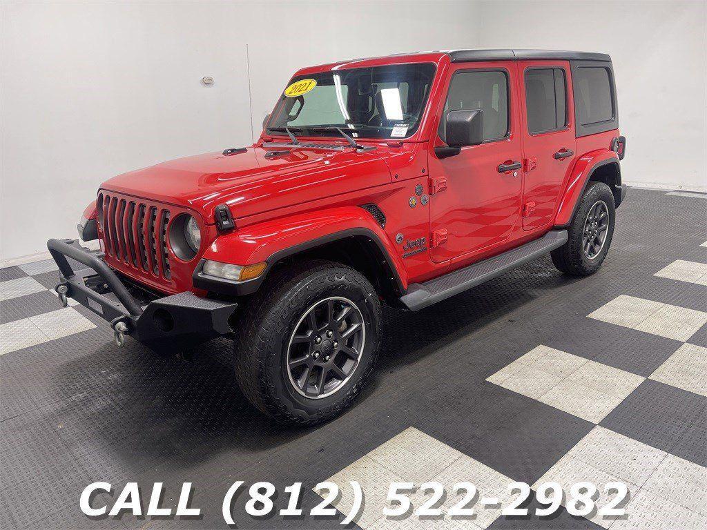 used 2021 Jeep Wrangler Unlimited car, priced at $21,499