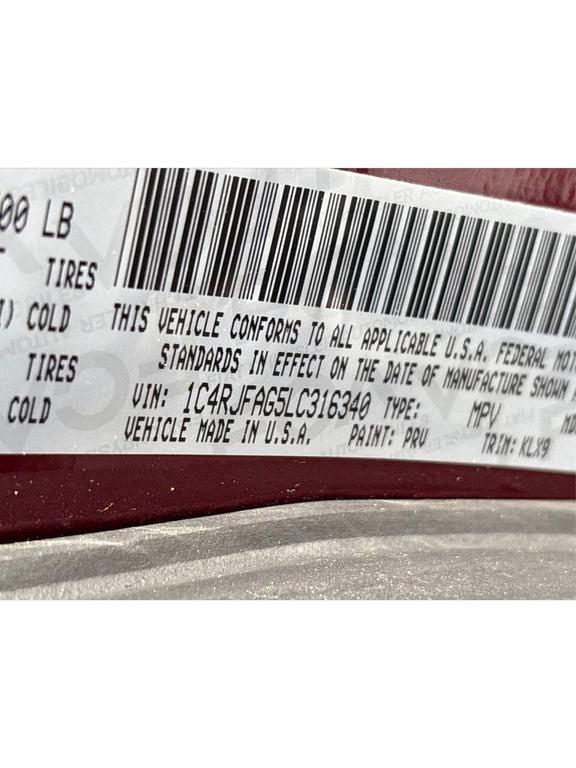 used 2020 Jeep Grand Cherokee car, priced at $16,687