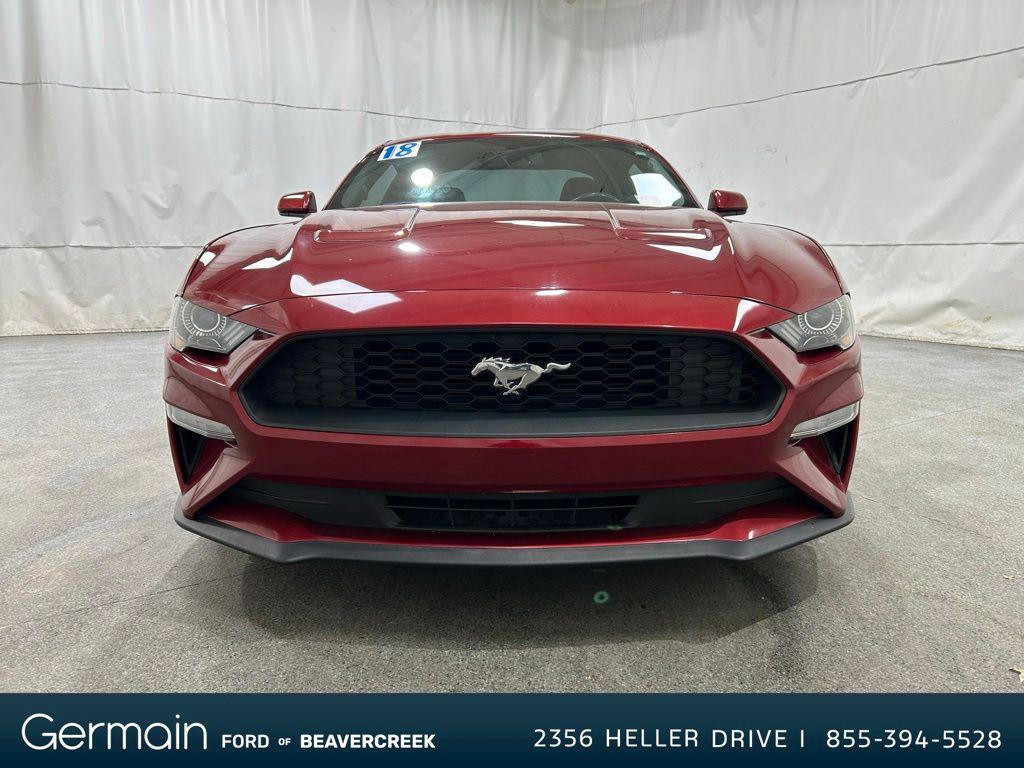 used 2018 Ford Mustang car, priced at $18,991
