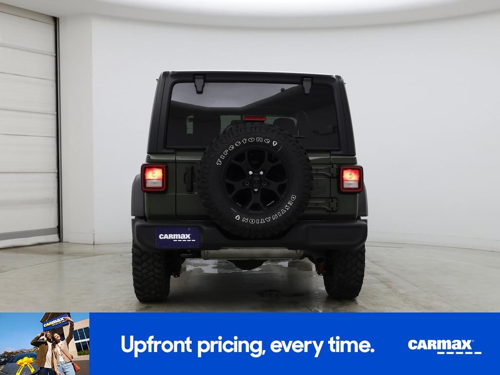 used 2022 Jeep Wrangler car, priced at $33,998