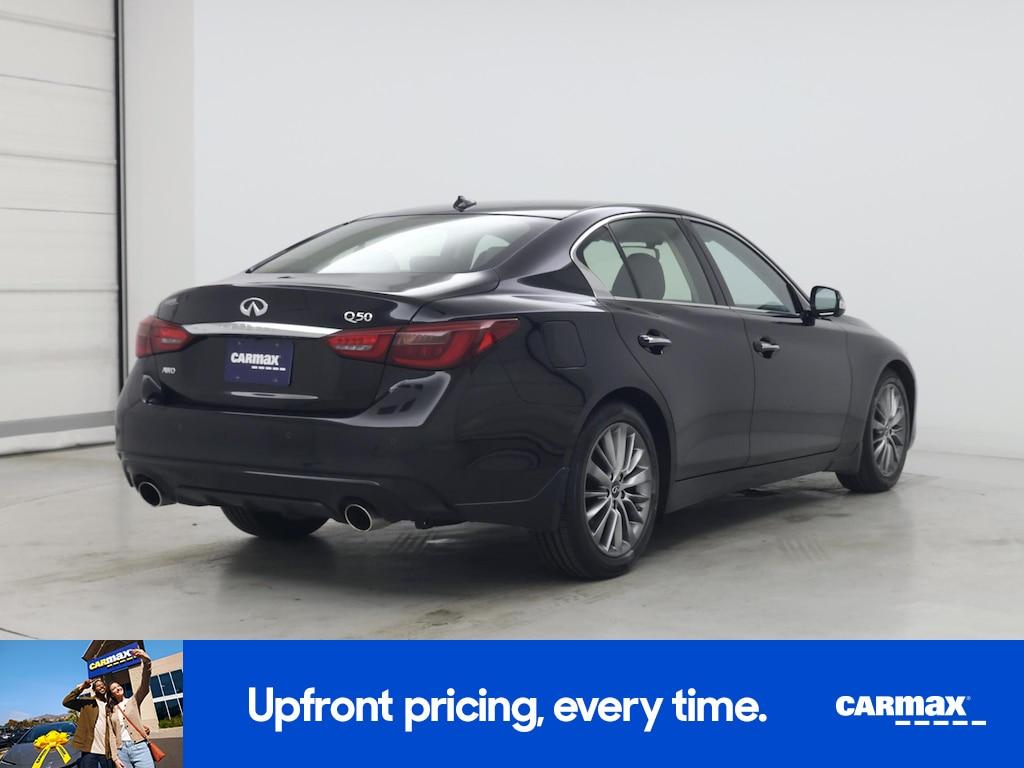 used 2022 INFINITI Q50 car, priced at $29,998
