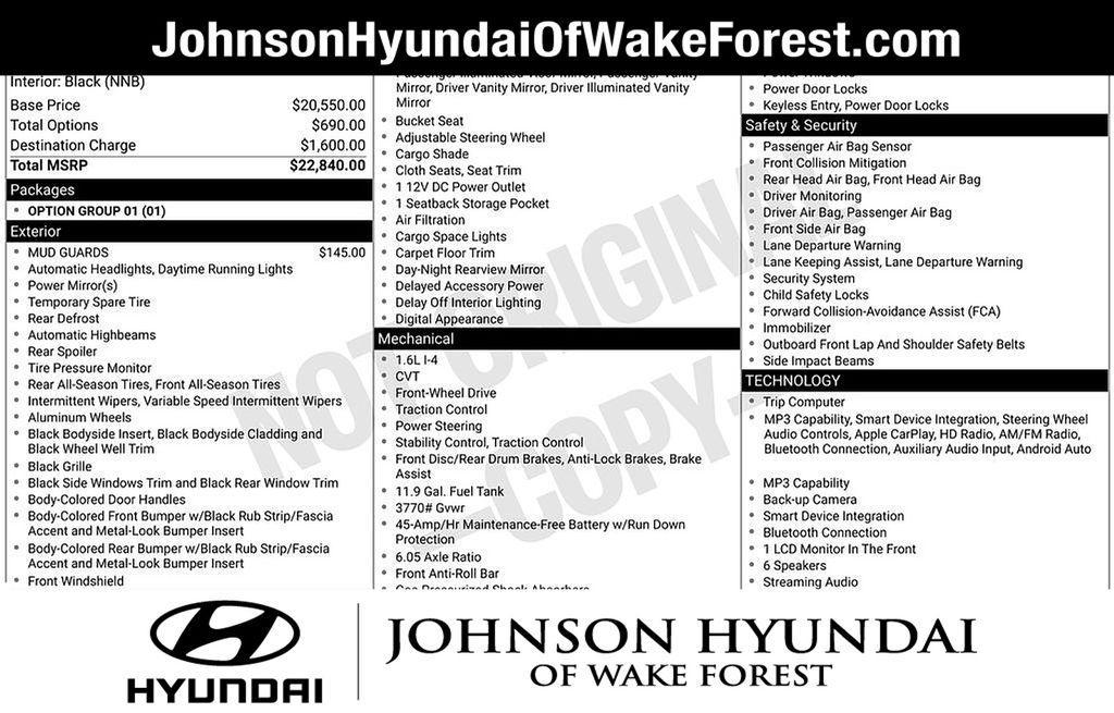 new 2026 Hyundai Venue car, priced at $22,840