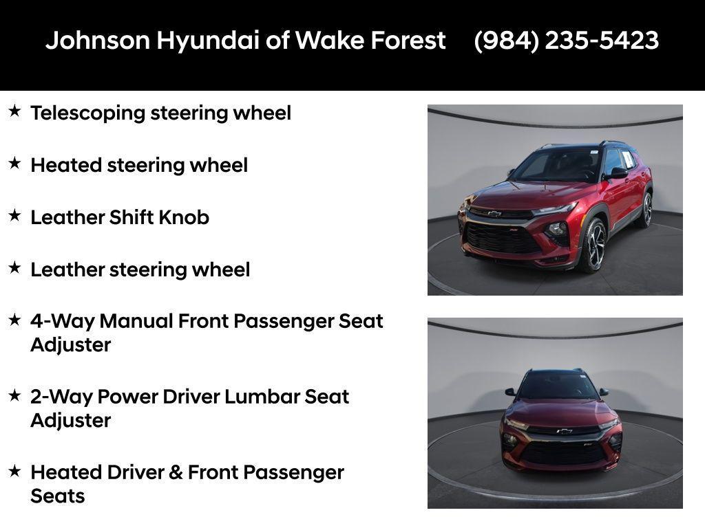 used 2022 Chevrolet TrailBlazer car, priced at $22,495