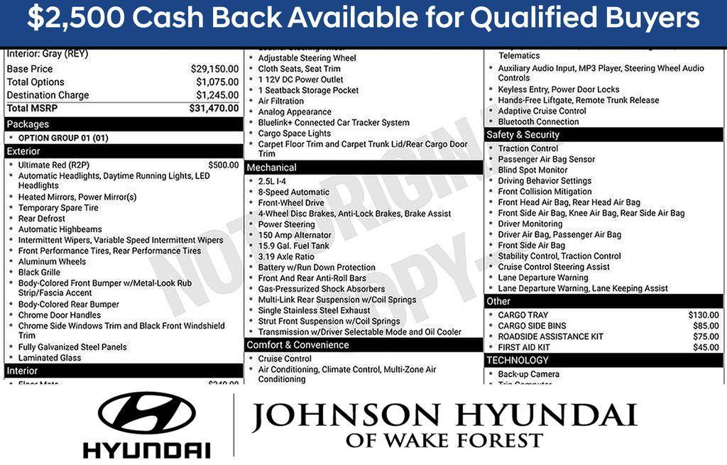 new 2026 Hyundai Sonata car, priced at $29,749