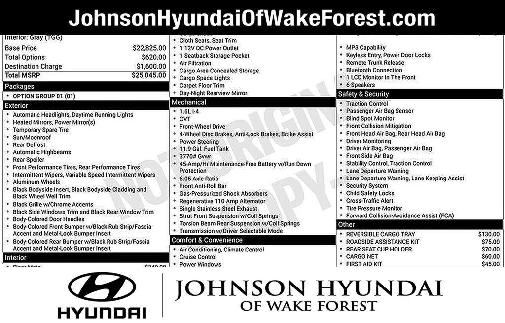 new 2026 Hyundai Venue car, priced at $25,045