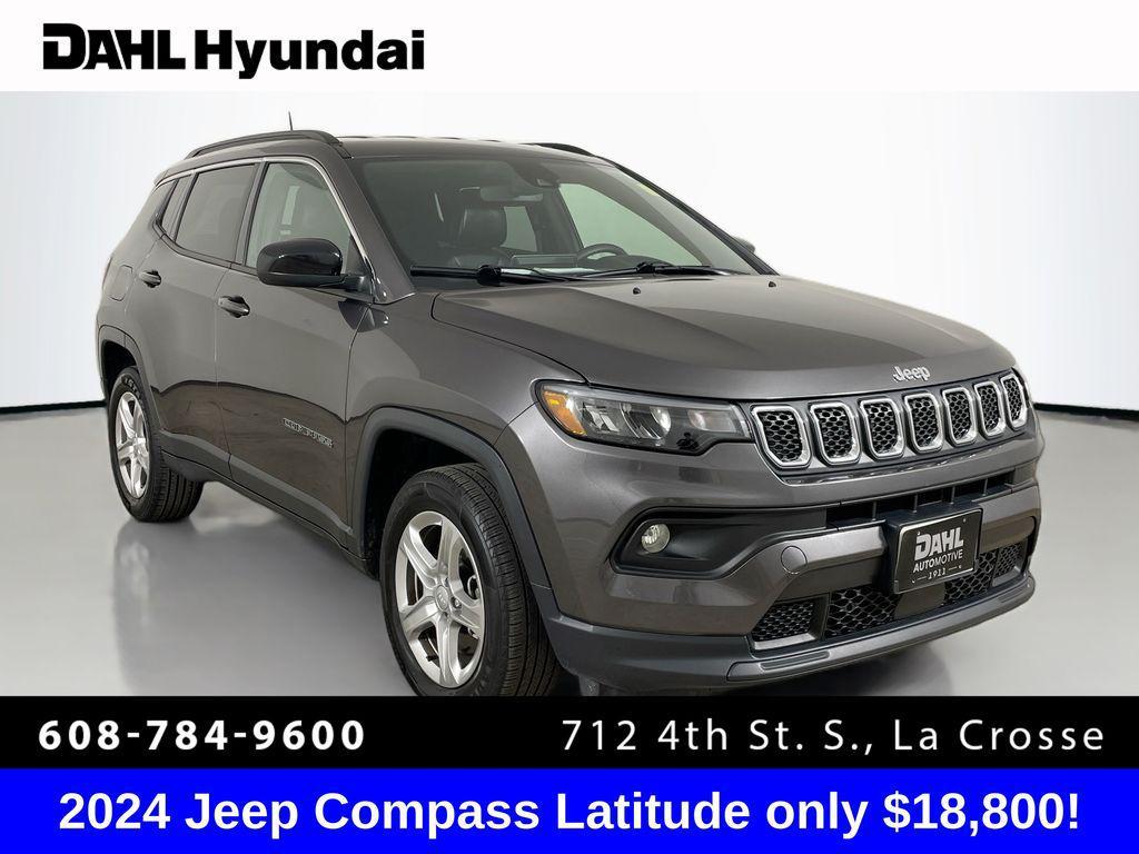 used 2024 Jeep Compass car, priced at $18,800
