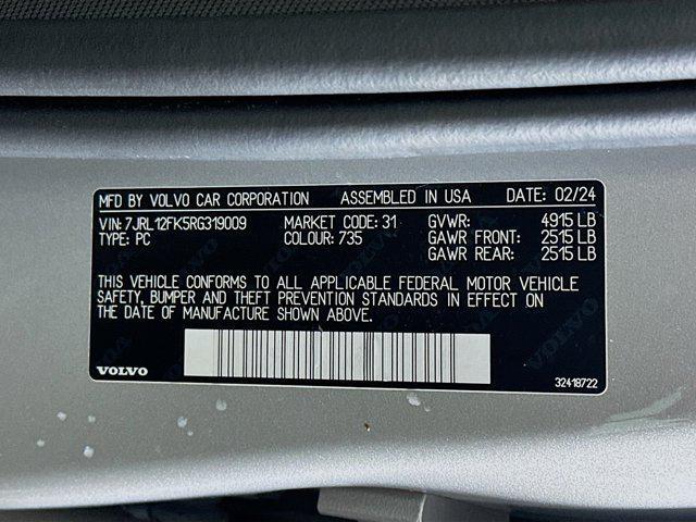 used 2024 Volvo S60 car, priced at $23,997