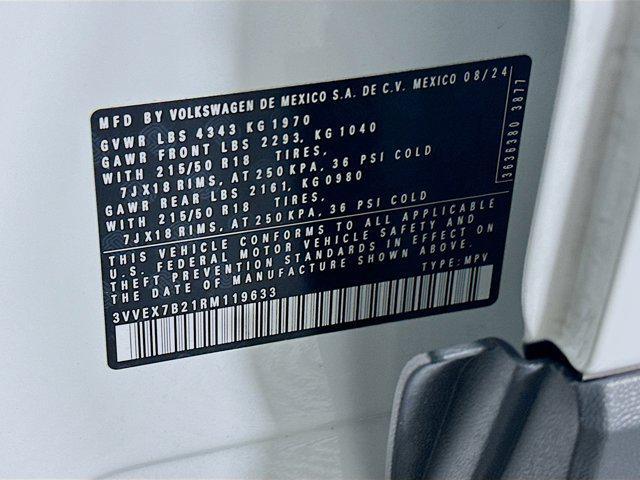 used 2024 Volkswagen Taos car, priced at $19,487