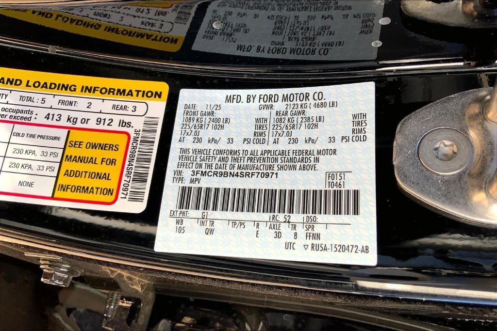 new 2025 Ford Bronco Sport car, priced at $30,585