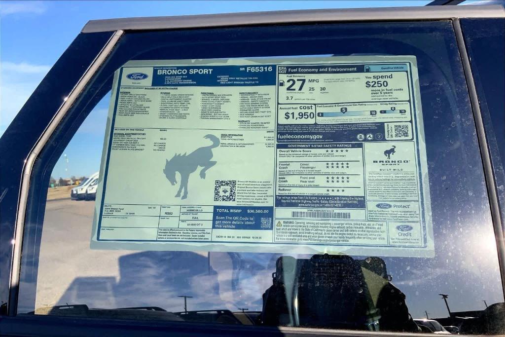 new 2025 Ford Bronco Sport car, priced at $30,764