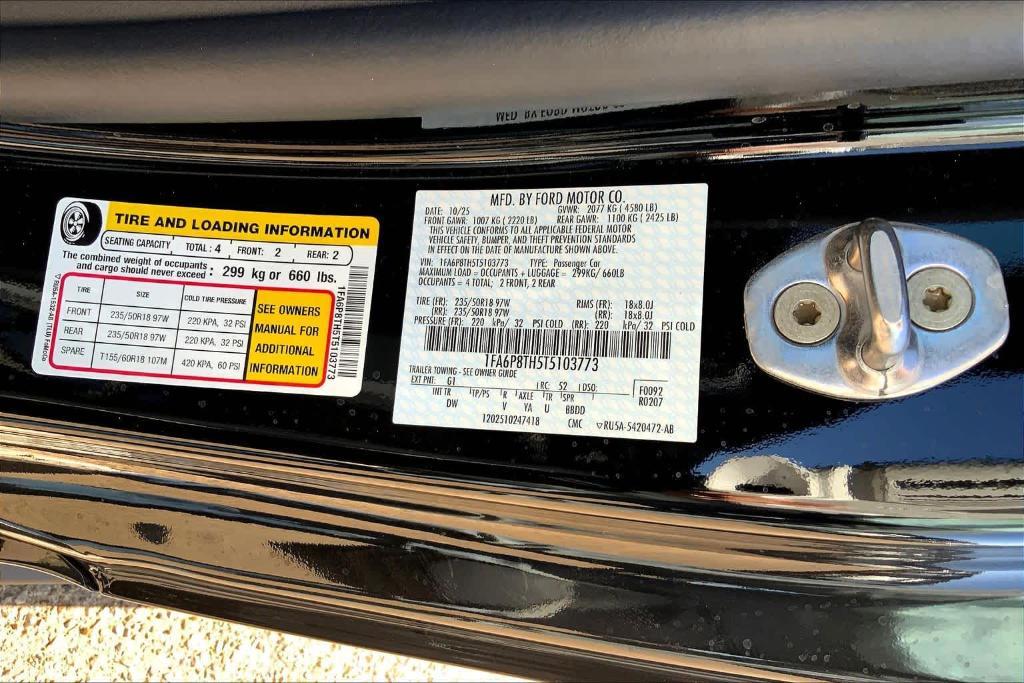 new 2026 Ford Mustang car, priced at $32,480