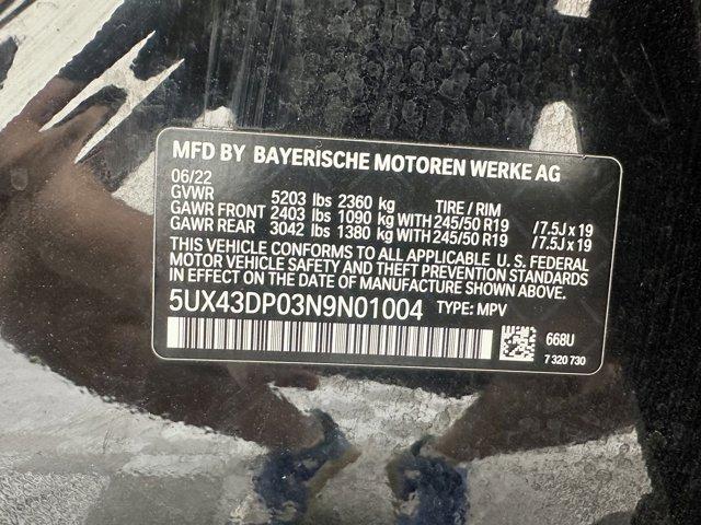 used 2022 BMW X3 car, priced at $31,278