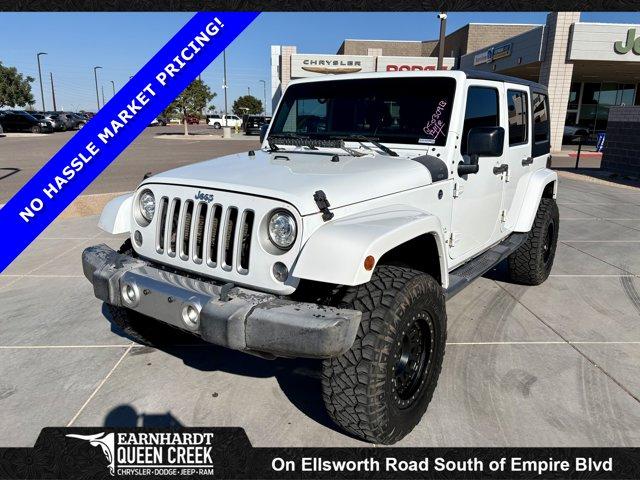 used 2017 Jeep Wrangler Unlimited car, priced at $21,977