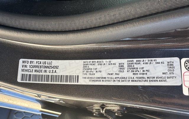 used 2022 Ram 1500 car, priced at $29,778