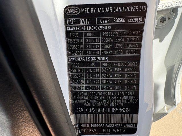 used 2017 Land Rover Discovery Sport car, priced at $12,977