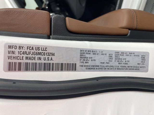 used 2021 Jeep Grand Cherokee car, priced at $31,977