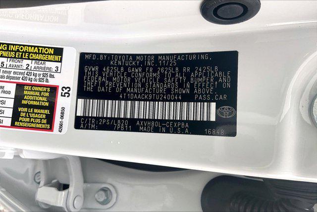 new 2026 Toyota Camry car, priced at $39,745