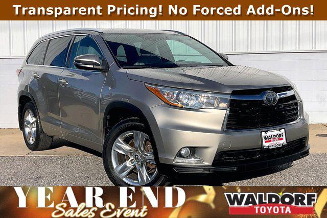 used 2016 Toyota Highlander car, priced at $20,950