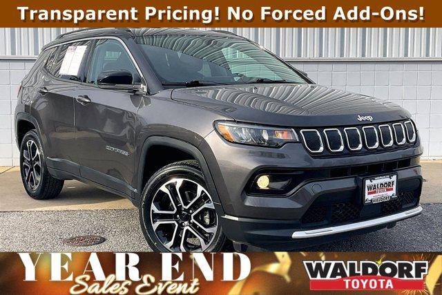 used 2022 Jeep Compass car, priced at $22,475