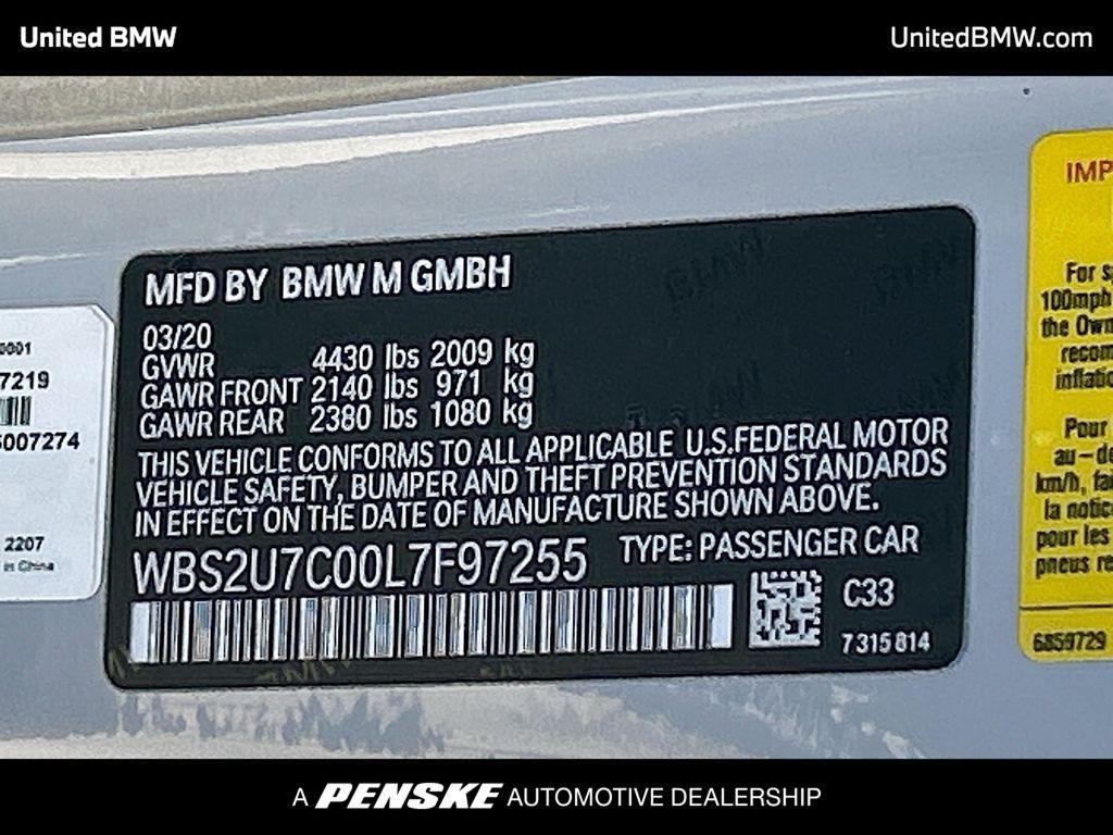 used 2020 BMW M2 car, priced at $44,960