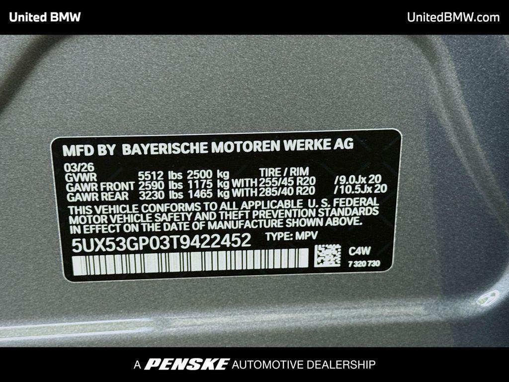 new 2026 BMW X3 car, priced at $58,958
