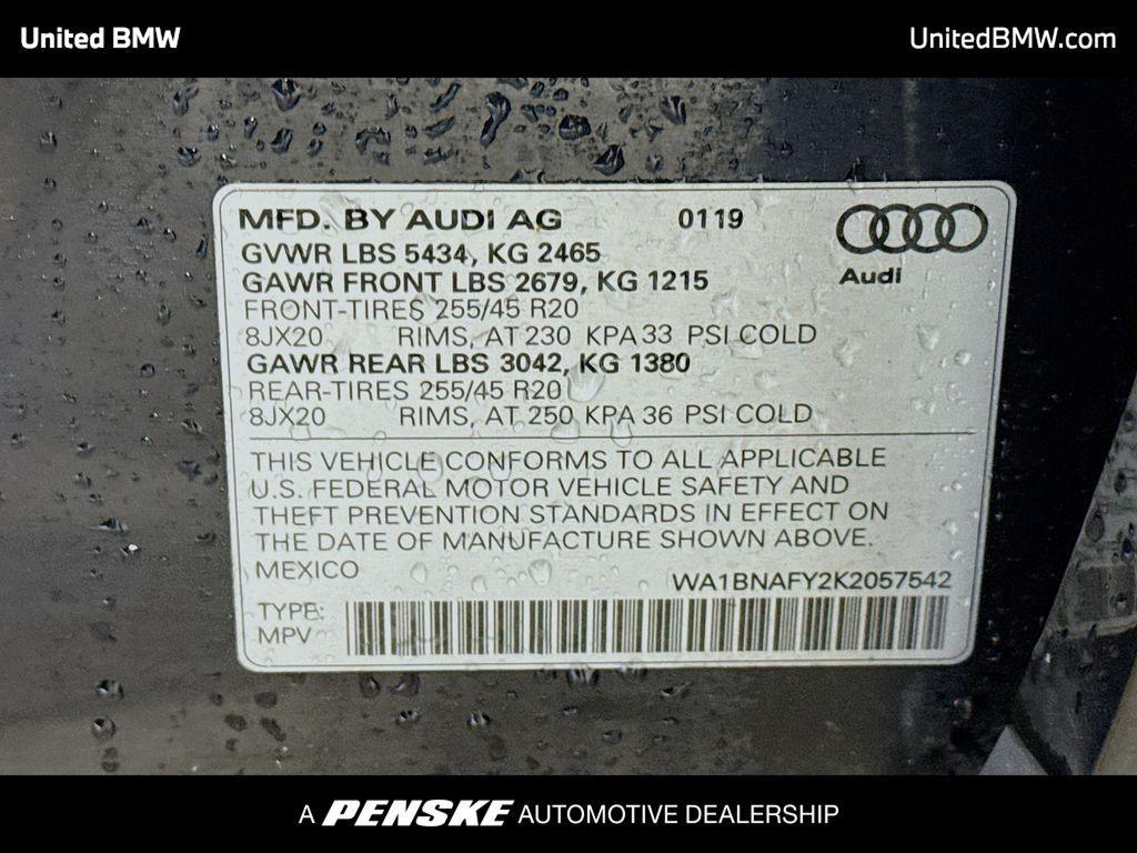 used 2019 Audi Q5 car, priced at $16,495