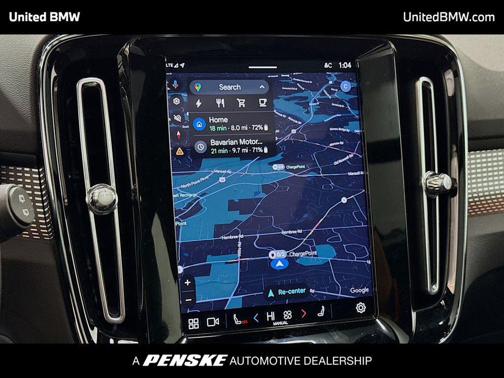 used 2021 Volvo XC40 Recharge Pure Electric car, priced at $22,495