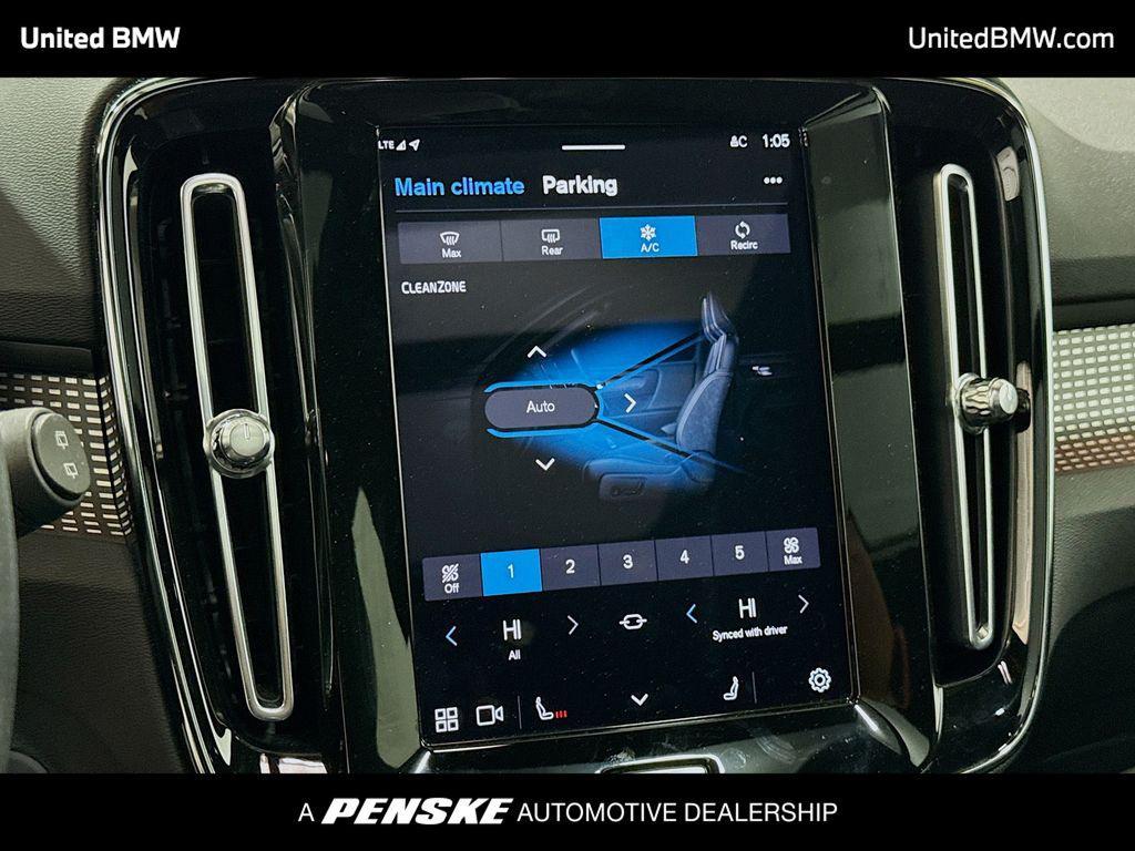 used 2021 Volvo XC40 Recharge Pure Electric car, priced at $22,495