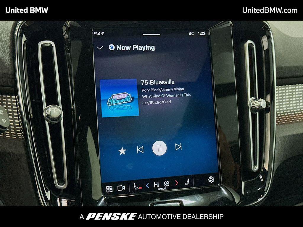 used 2021 Volvo XC40 Recharge Pure Electric car, priced at $22,495