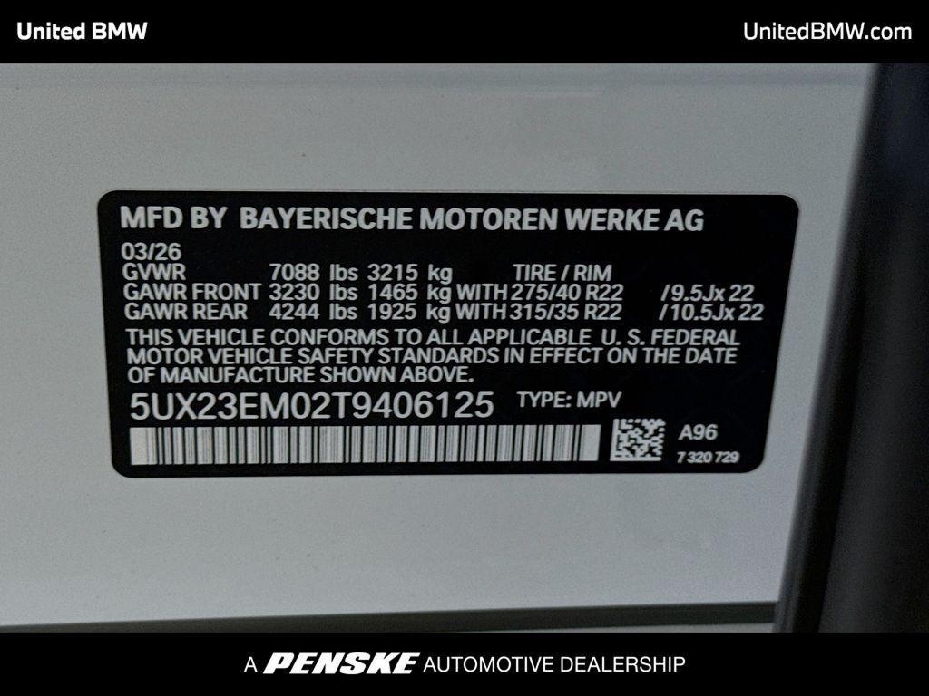 new 2026 BMW X7 car, priced at $101,955