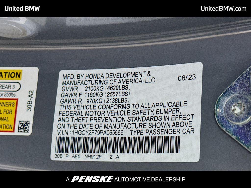 used 2023 Honda Accord Hybrid car, priced at $26,495