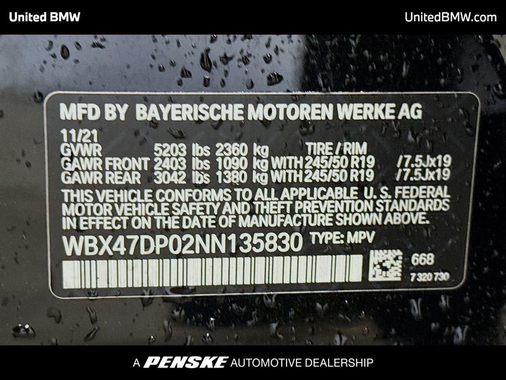 used 2022 BMW X3 car, priced at $28,960