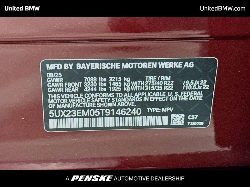 new 2026 BMW X7 car, priced at $97,375