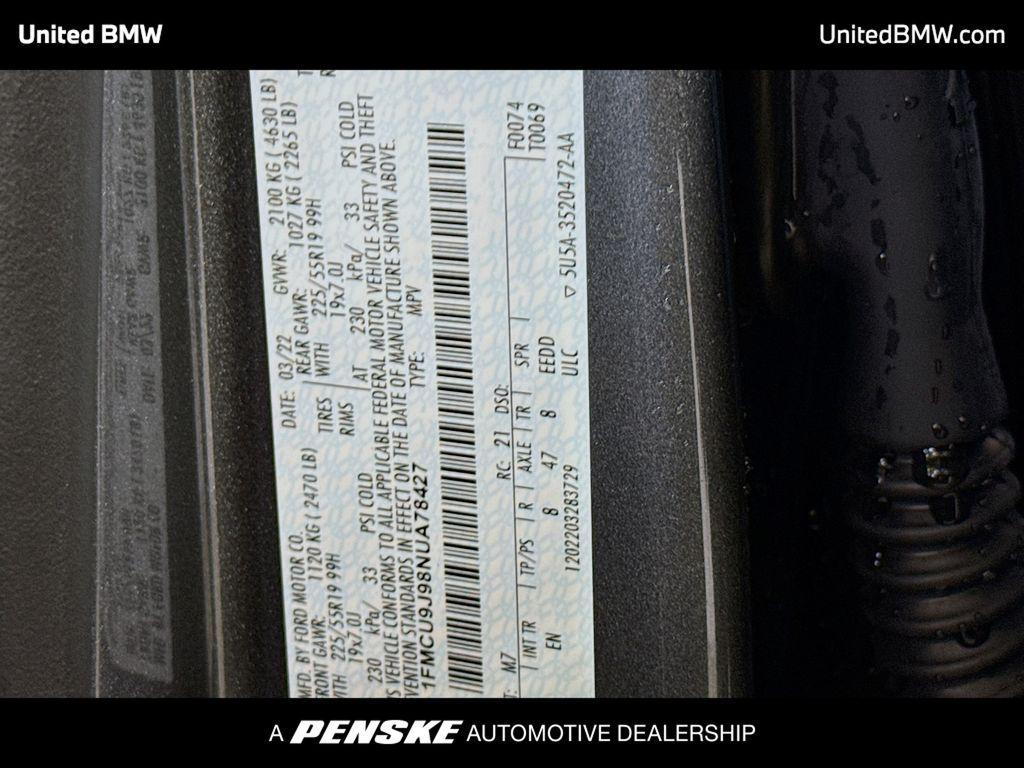 used 2022 Ford Escape car, priced at $21,960