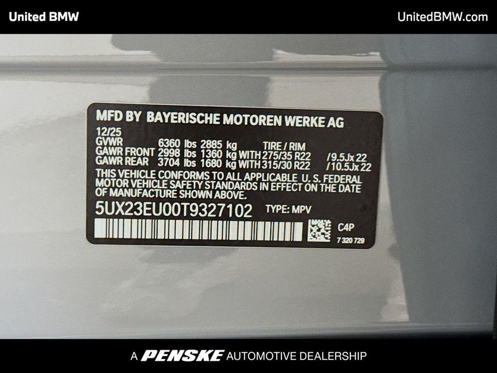 new 2026 BMW X5 car, priced at $88,575