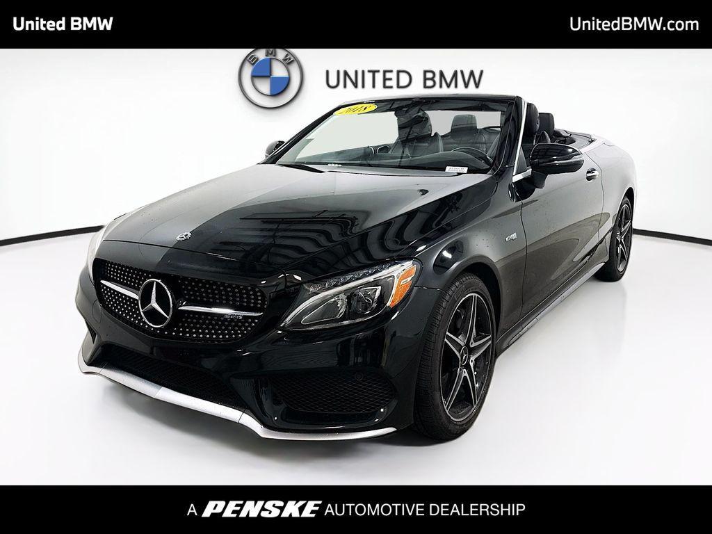 used 2018 Mercedes-Benz AMG C 43 car, priced at $21,995
