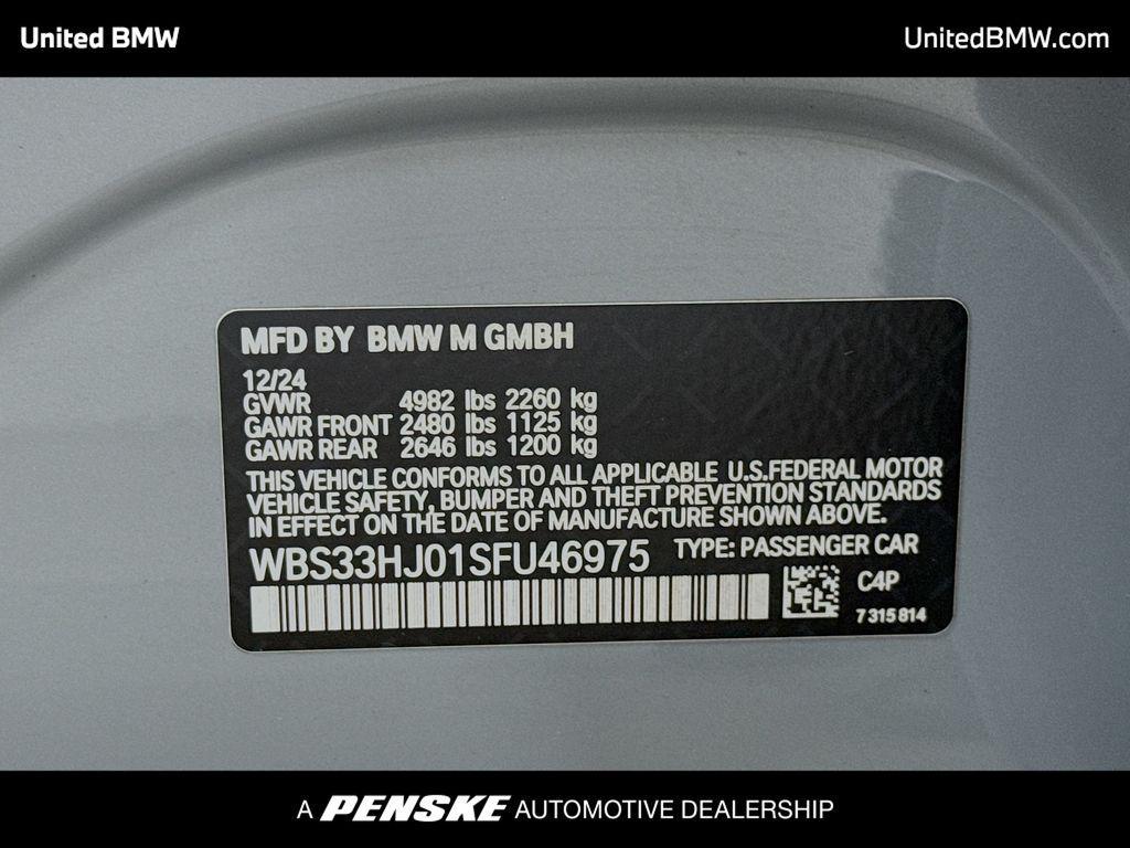 used 2025 BMW M3 car, priced at $93,893