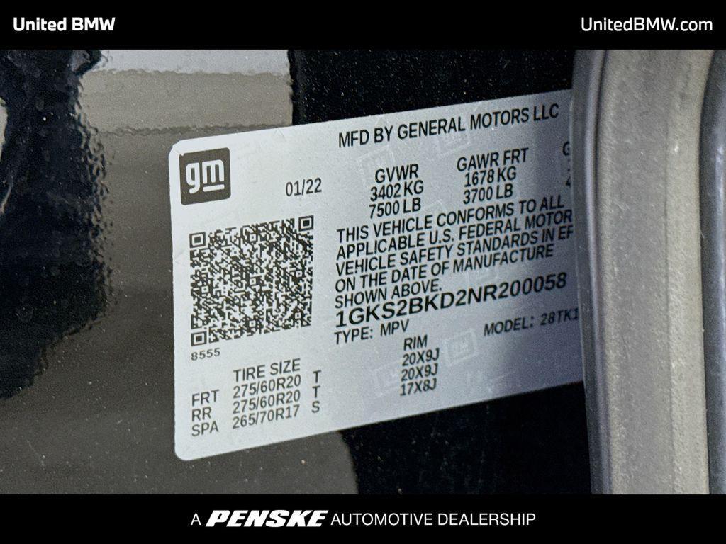 used 2022 GMC Yukon car, priced at $48,960